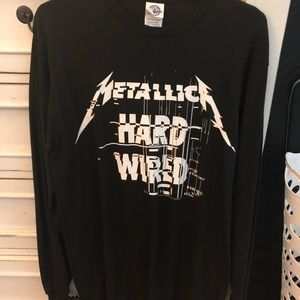 Metallica long sleeve tee black M